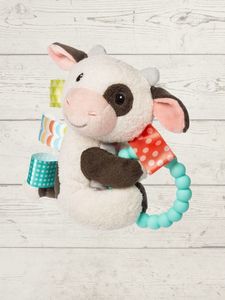Mary Meyer Taggies Buttercup Cow Teething Rattle