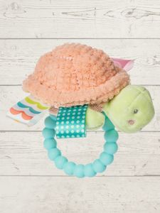 Mary Meyer Tippy Turtle Teething Rattle