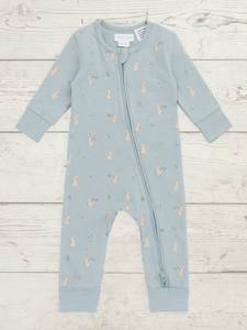 Jamie Kay Organic Cotton Frankie Onepiece - Lapin Jardin Blue