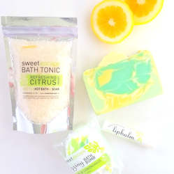Bath Body: Citrus Bathtime Gift Pack