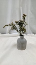 Gifts: Stripe rustic vase and candle holder