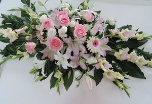Products: Pastel Pink Casket