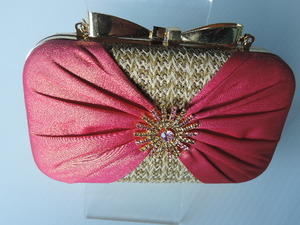 Red and Golden Party Purse