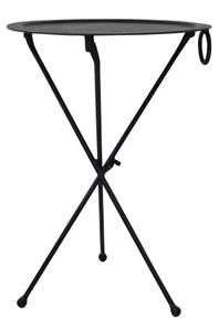 Furniture: Round Black Atlas Table