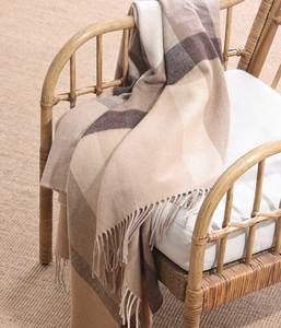 Cushions Throws: Lodge Lambswool Throw Mocha