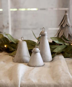 French Country Collection: Hanging Bell Short Ash Grey