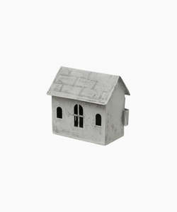 French Country Collection: Tealight House Zinc Small