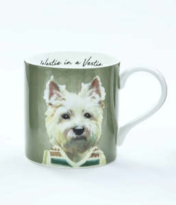 Drinkware: Westie in a Vestie Mug