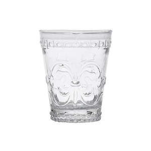 French Country Fleur De Lis Chunky Tumbler ~ Set 4