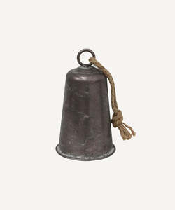 Christmas Decor: Pewter Bell Tall