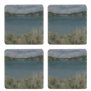 ISLAND SUMMER COASTER SET x 4 PIECES