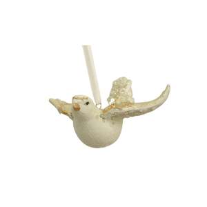 Tree Decorations: Feathered Bird Wings Down