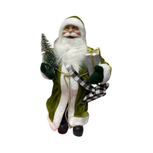 Standing Santa in Lime