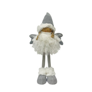 STANDING SILVER ANGEL 47CMH