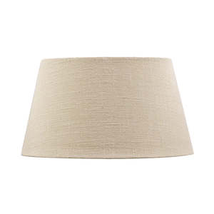 Beige Woven Linen Lampshade - 41cm