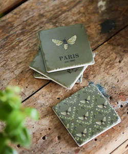 Beehive Coasters ~ 4 piece