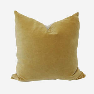Mustard Linen with Natural Linen Back