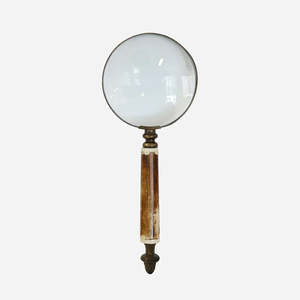 Magnifying Glass with Bone Handle & Acorn