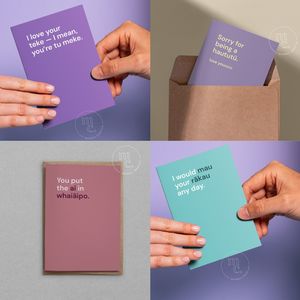 Valentines Day: R18 Reo Māori Greeting Card Collection