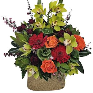 Products: Kete - Basket of Blooms - Native Florist