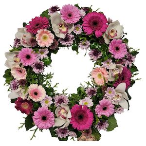 Sweet Serenity - Sympathy Wreath - Native Florist