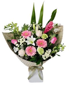 Wrapped in Aroha - pastel MOTHER'S DAY BOUQUET - SOLD OUT