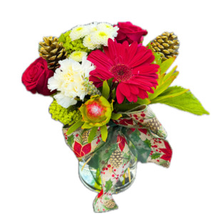 Christmas Posy Of Flowers