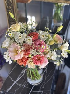 Cottage Garden Wedding Bouquet Pastel & Peach Floral Package Auckland - Flow&hellip;