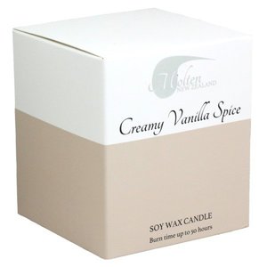 Products: Creamy Vanilla Spice Soy Candle - Flowers that Wow- Florist - South Auckland Delivery