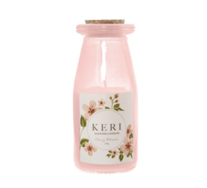Products: Milk Jar Candle Cherry Blossom - Flowers that Wow- Florist - South Auckland Delivery