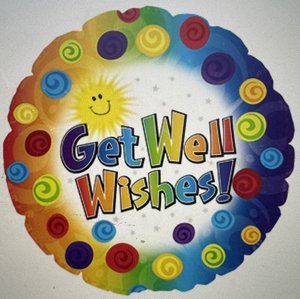 Products: Balloon- Get Well - Flowers that Wow- Florist - South Auckland Delivery