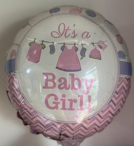 Products: Balloon- baby girl - Flowers that Wow- Florist - South Auckland Delivery