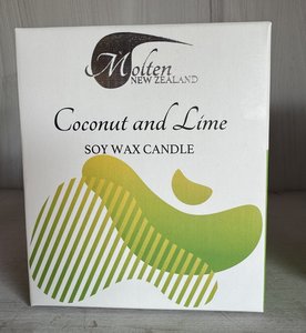 Products: Coconut and Lime Soy Candle - Flowers that Wow- Florist - South Auckland Delivery