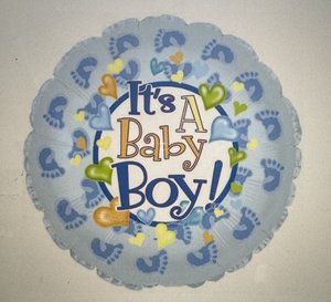 Products: Balloon- baby boy - Flowers that Wow- Florist - South Auckland Delivery