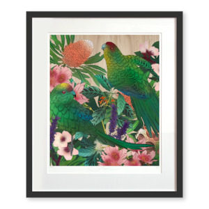 Artworks: Kākariki & Karamū Legacy Print