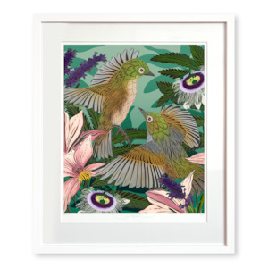 Artworks: Winged Waxeyes Legacy Print