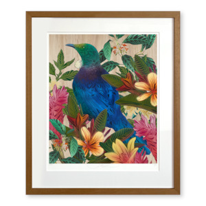 Artworks: Tūī & Frangipani Legacy Print