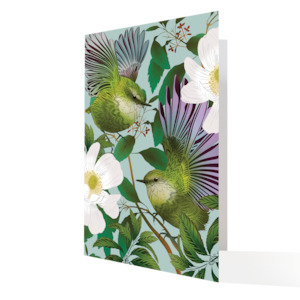 Gifts: Titipounamu & Karamu A4 Art Card