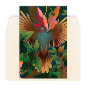 Tūī Wai Greeting Card