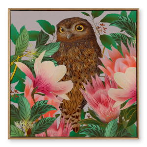 Printed Canvas: Ruru & Magnolia Printed Canvas