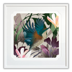 Evolution: Evolution Kingfisher2 Heritage Print