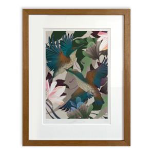 Evolution Kingfishers Boutique Print