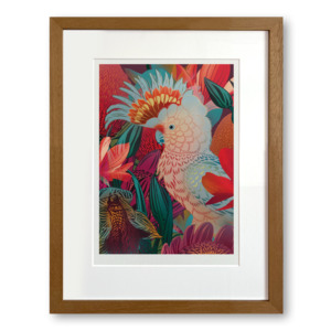 Antipodes Major Mitchell & Orchid Boutique Print