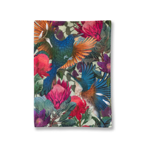 Frontpage: PRE ORDER: Tūī & Kingfisher Tea Towel