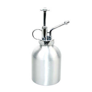 For The Green Finger: Plant Mister - Brushed Aluminium / Brass