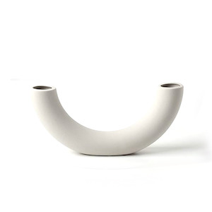 Get The Look Three Birds: Half Pipe Ceramic Vase
