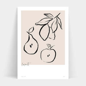 Art Prints: LES FRUITS