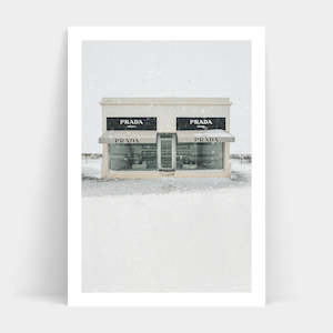 Art Prints: LONELY MALL WINTER