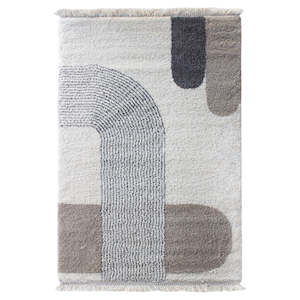 Rugs: Varsari Curves Natural Rug
