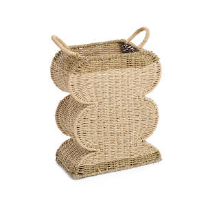 Bovi Home: Paper Rope Curved Basket